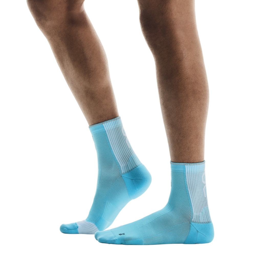 On Performance Run Sock Mid - Horizon / White