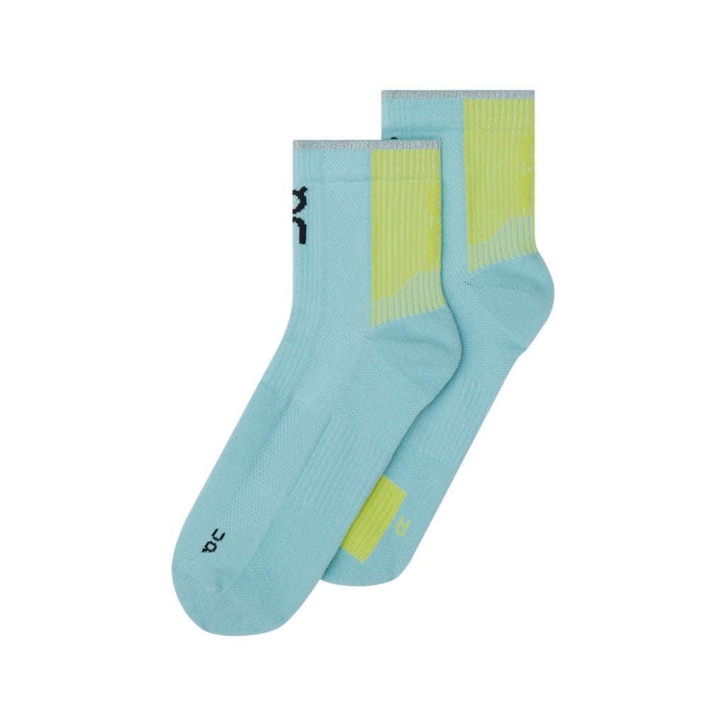 On Performance Run Sock Mid - Wash / Lime
