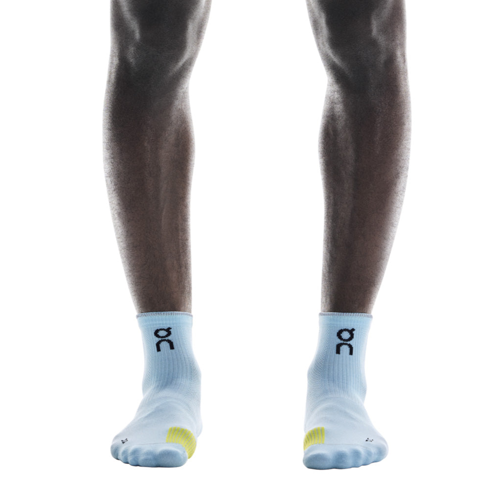 On Performance Run Sock Mid - Wash / Lime
