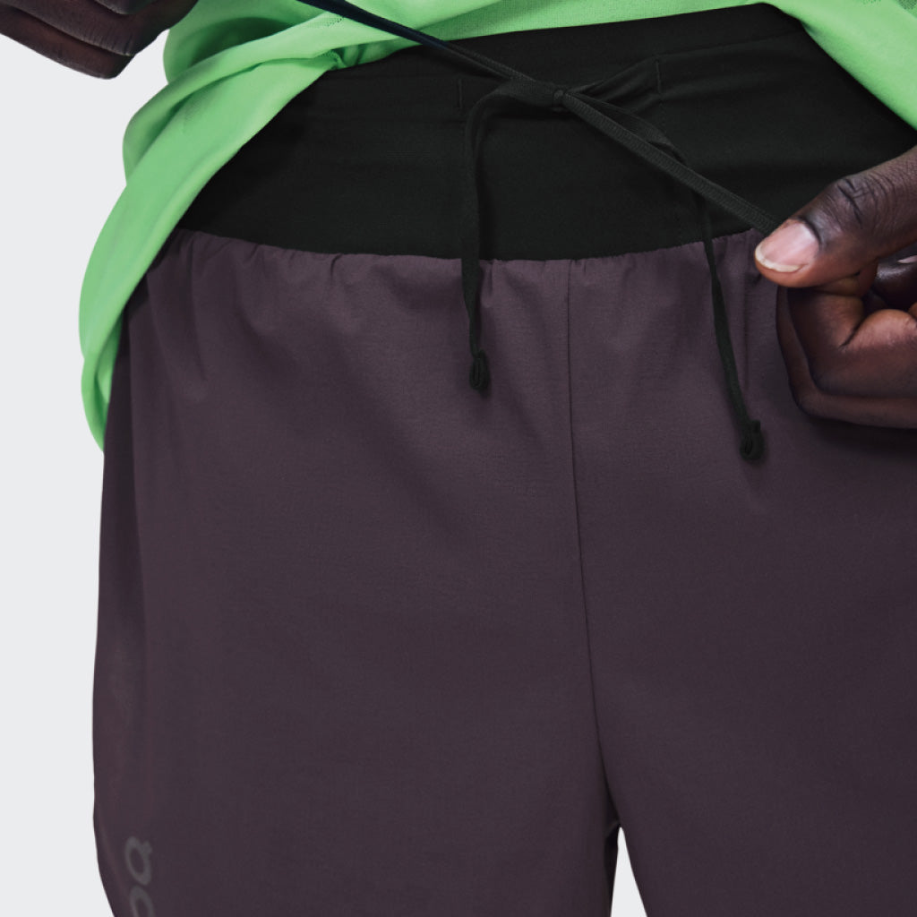 On Zero 2-in-1 Shorts - Urchin / Black (M)
