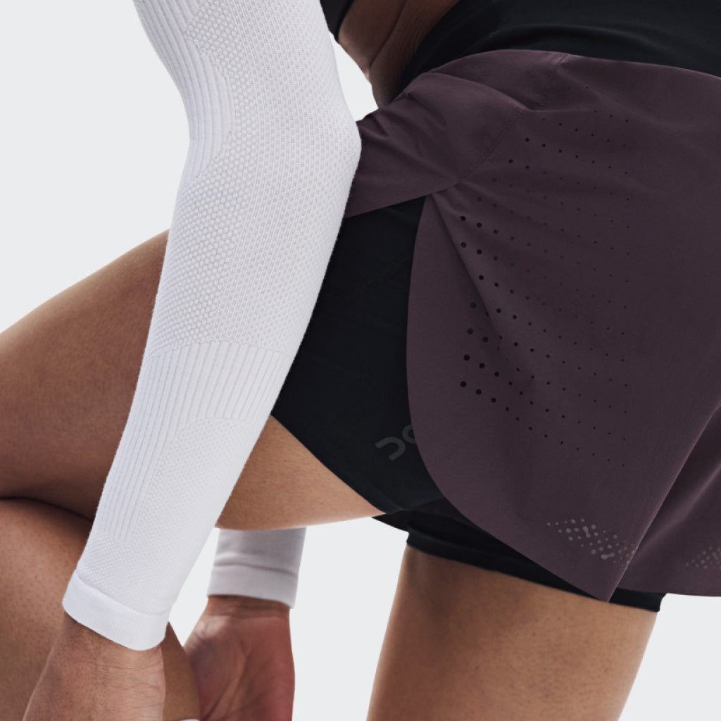On Zero 2-in-1 Shorts - Urchin / Black (W)