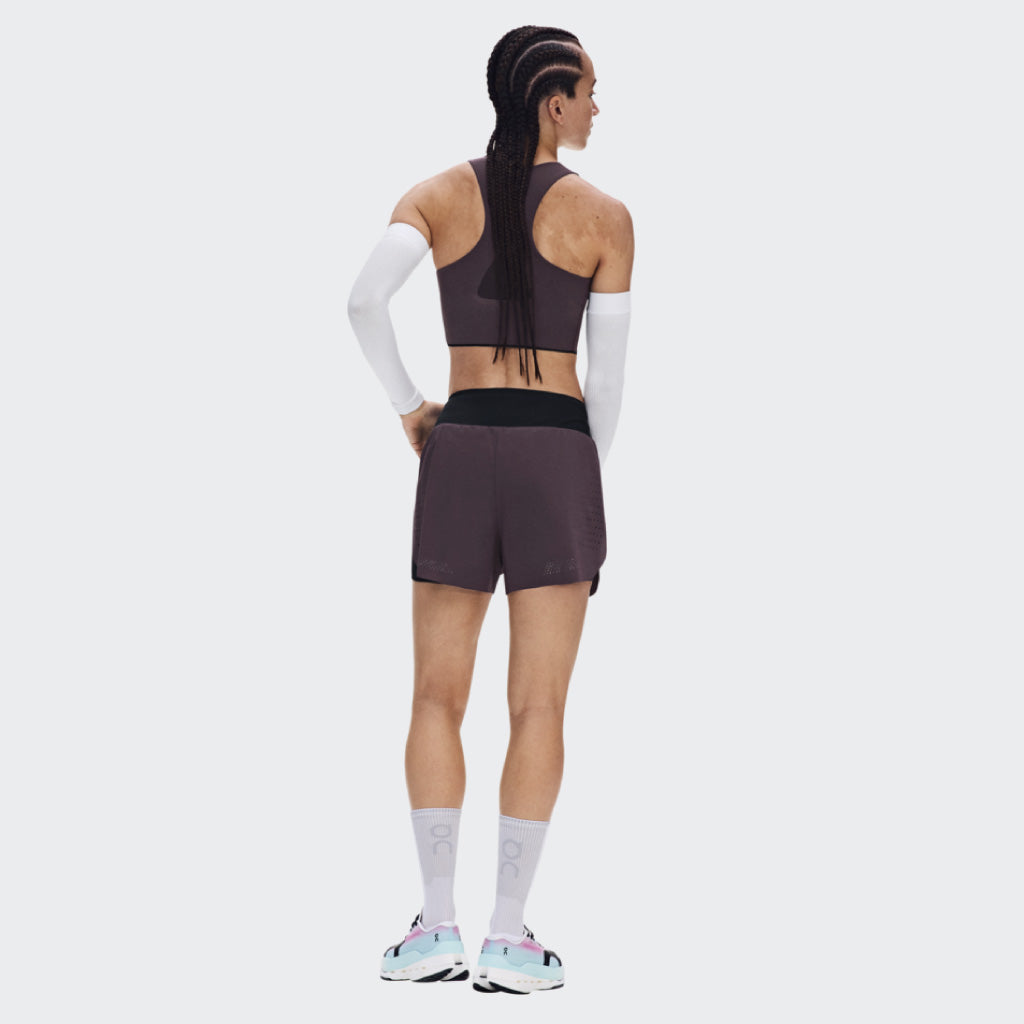 On Zero 2-in-1 Shorts - Urchin / Black (W)