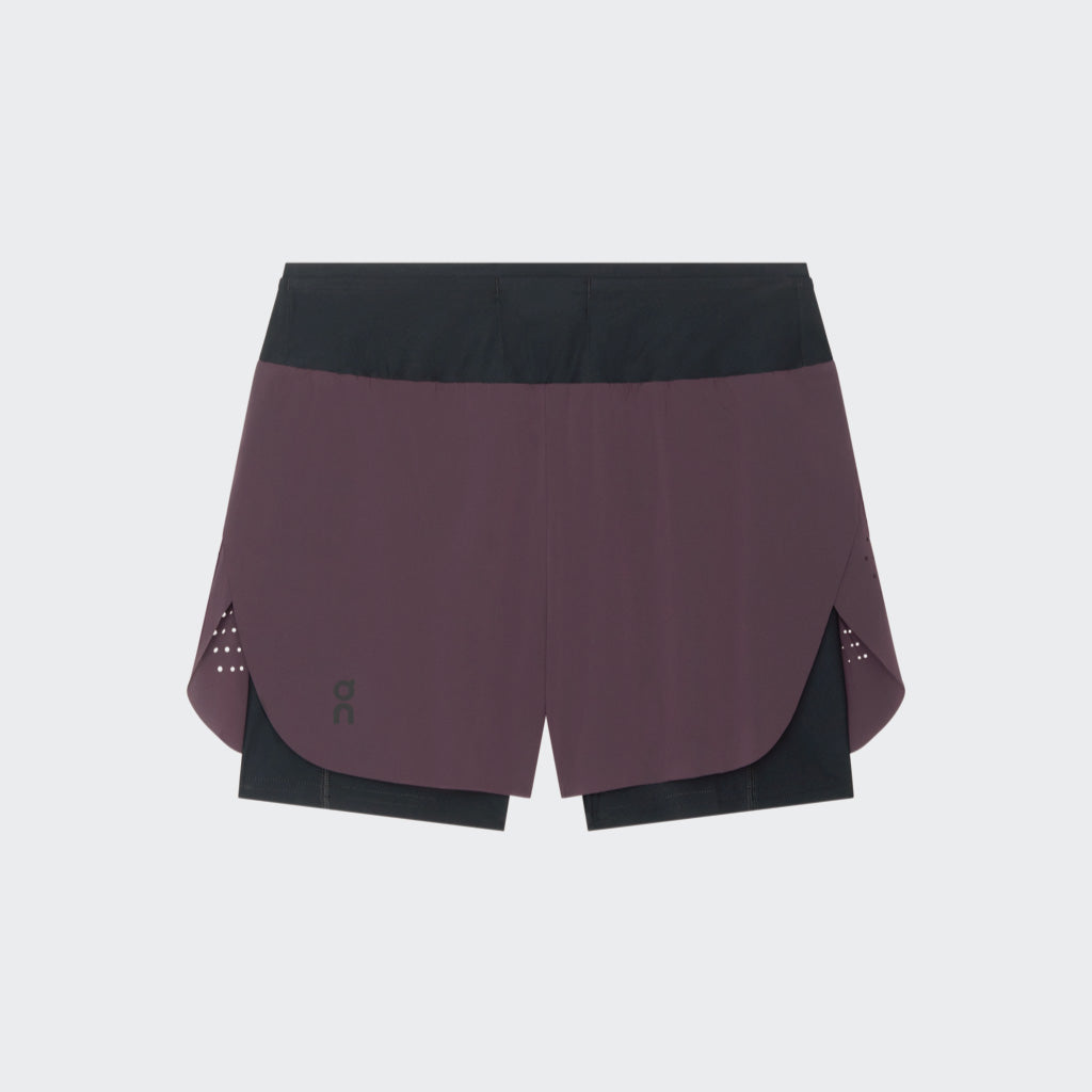 On Zero 2-in-1 Shorts - Urchin / Black (W)