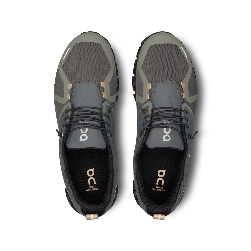 On Cloud 5 Waterproof - Asphalt / Magnet (M)