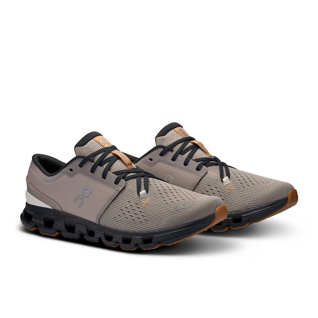 On Cloud X 4 - Fog / Black (M)
