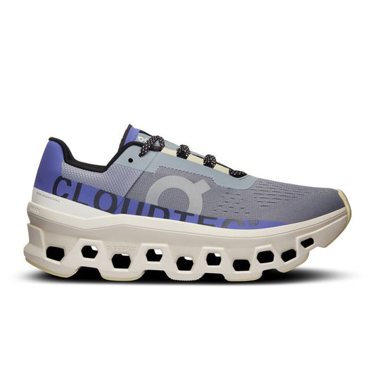 On Cloudmonster - Mist / Blueberry (M)