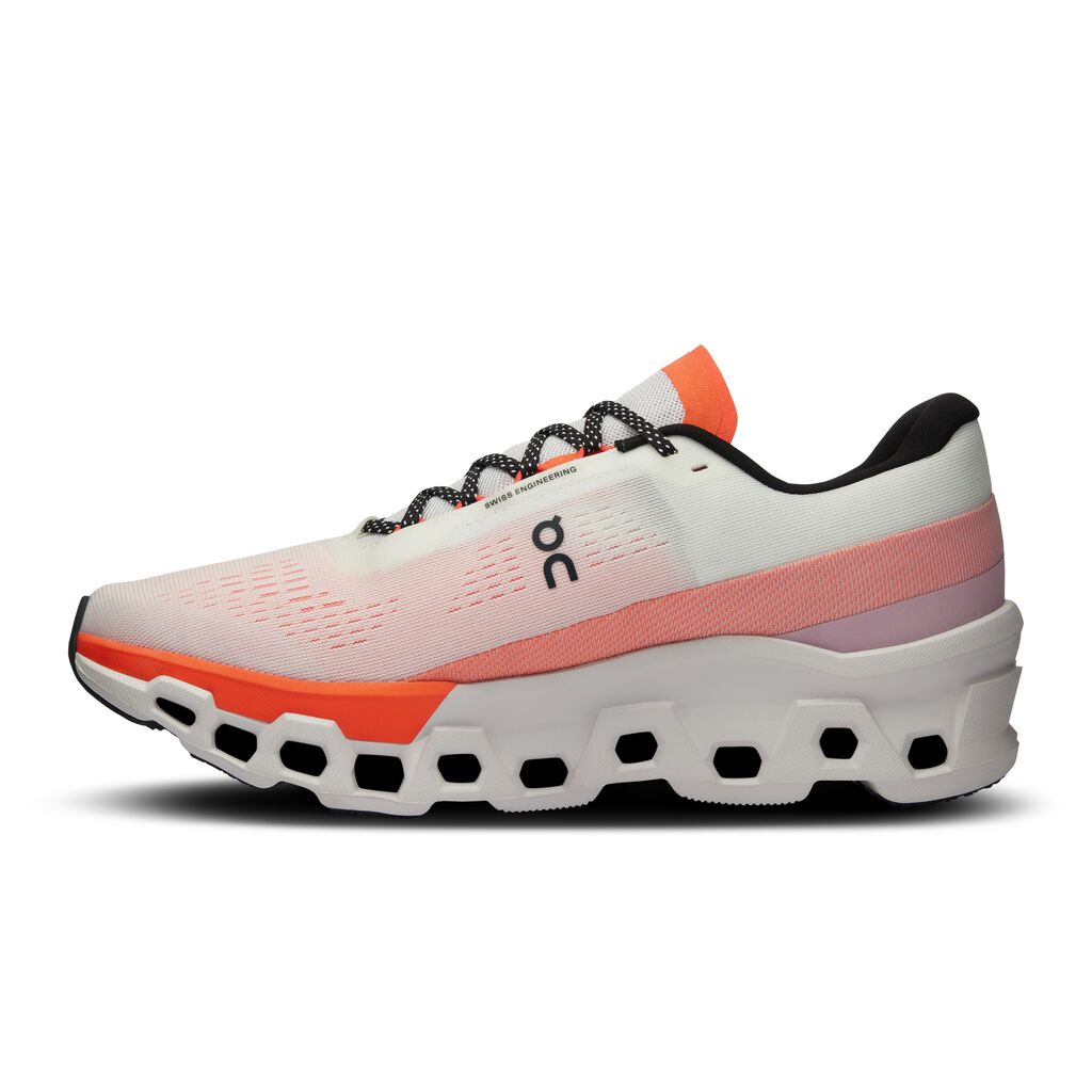 On Cloudmonster 2 - Undyed / Flame (W)