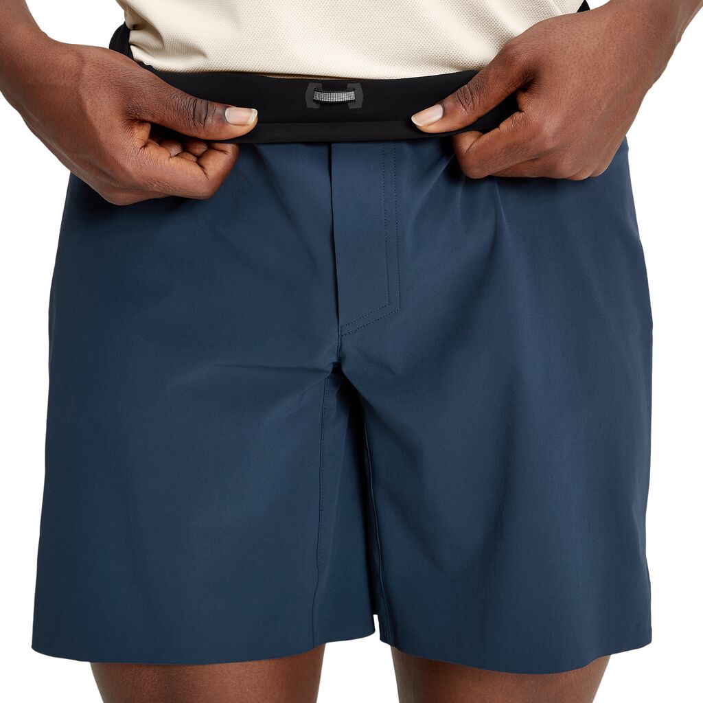 On 5 LIGHTWEIGHT SHORT - DENIM / BLACK (M)