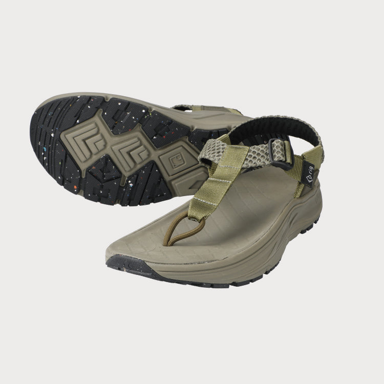 rig mguu Sandal - Khaki