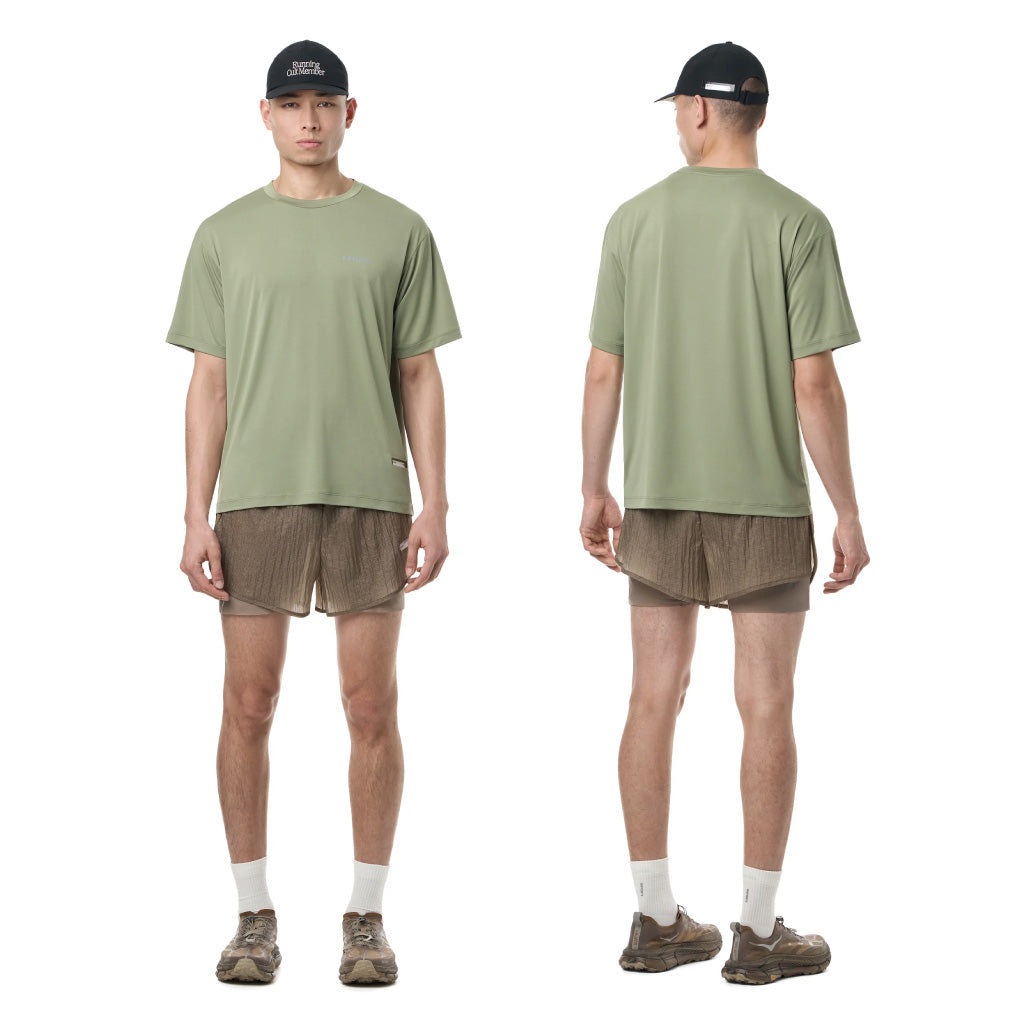 SATISFY AuraLite™ T‑Shirt - Oil Green