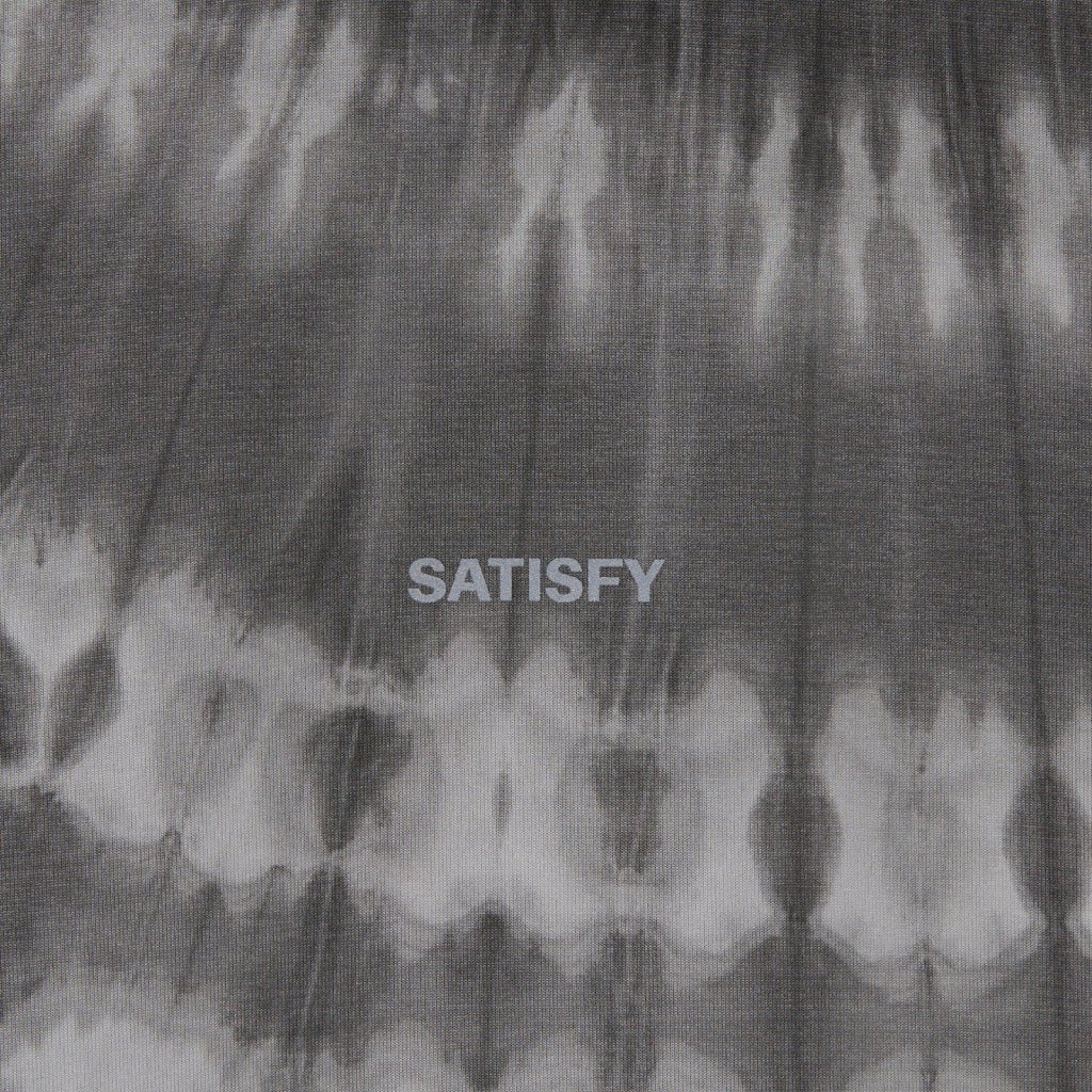 SATISFY AuraLite™ T‑Shirt - Tie-Dye Mineral Graphite