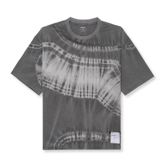 SATISFY AuraLite™ T‑Shirt - Tie-Dye Mineral Graphite