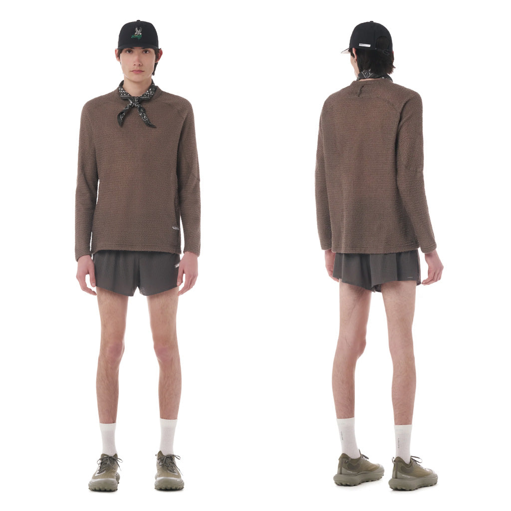 SATISFY FuzzFleece™ AD Long Tee - Falcon
