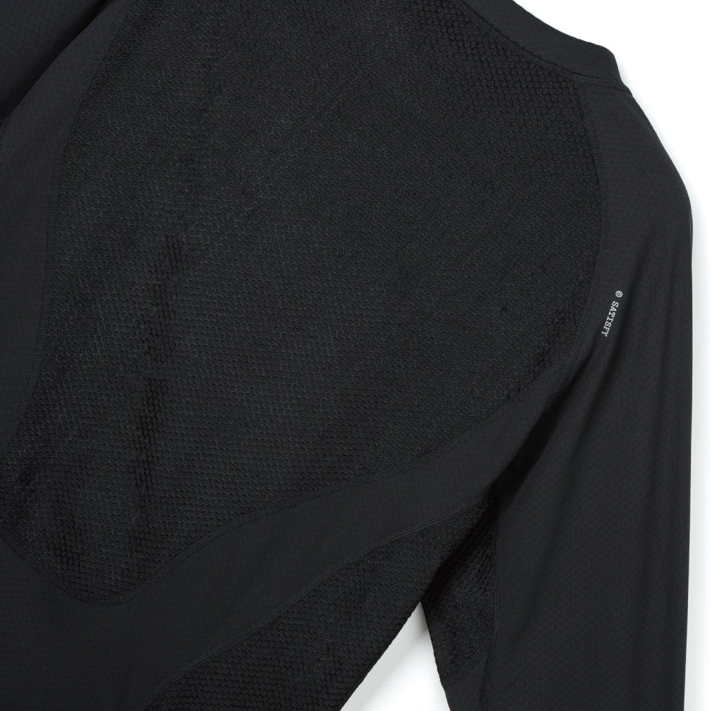 SATISFY FuzzFleece™ Octa Long Tee - Black SA
