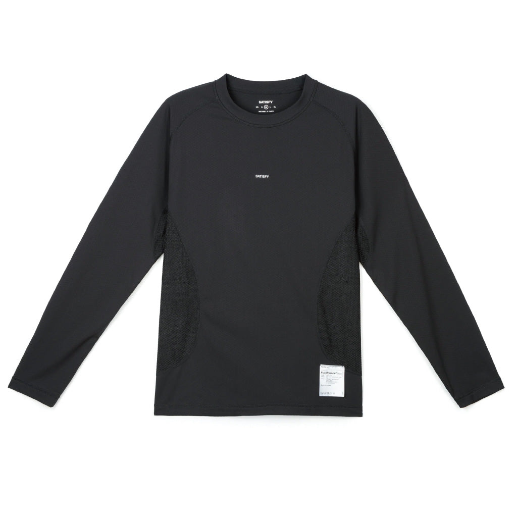 SATISFY FuzzFleece™ Octa Long Tee - Black SA