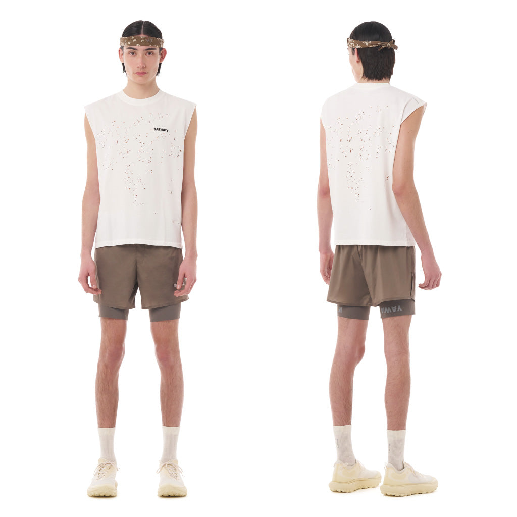 SATISFY MothTech™ Muscle Tee - Aged Ecru