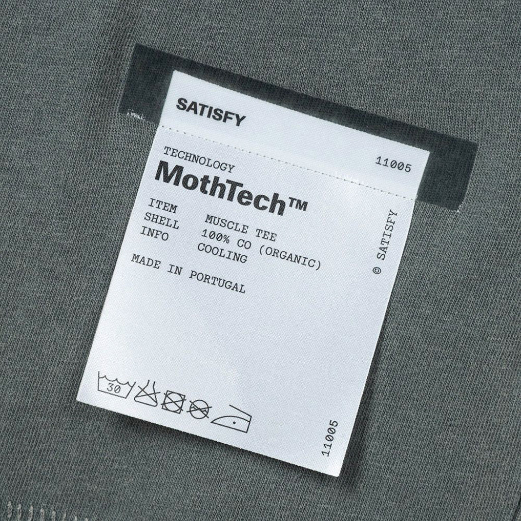SATISFY MothTech™ Muscle Tee - Faded Black
