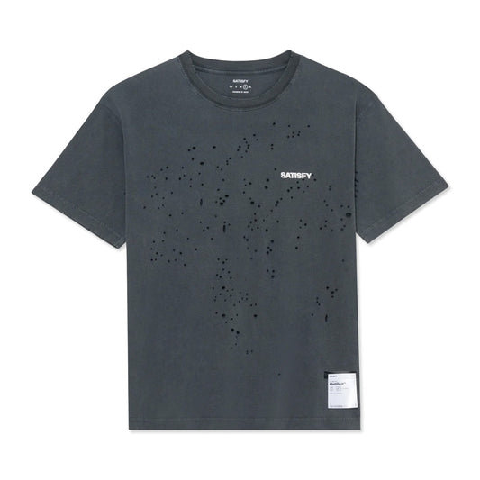 SATISFY MothTech™ T‑Shirt - Aged Black SAB