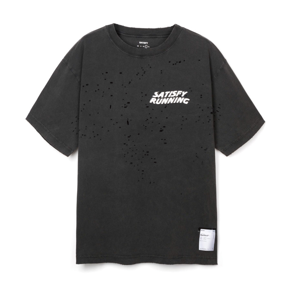 SATISFY MothTech™ T‑Shirt - Aged Black WA