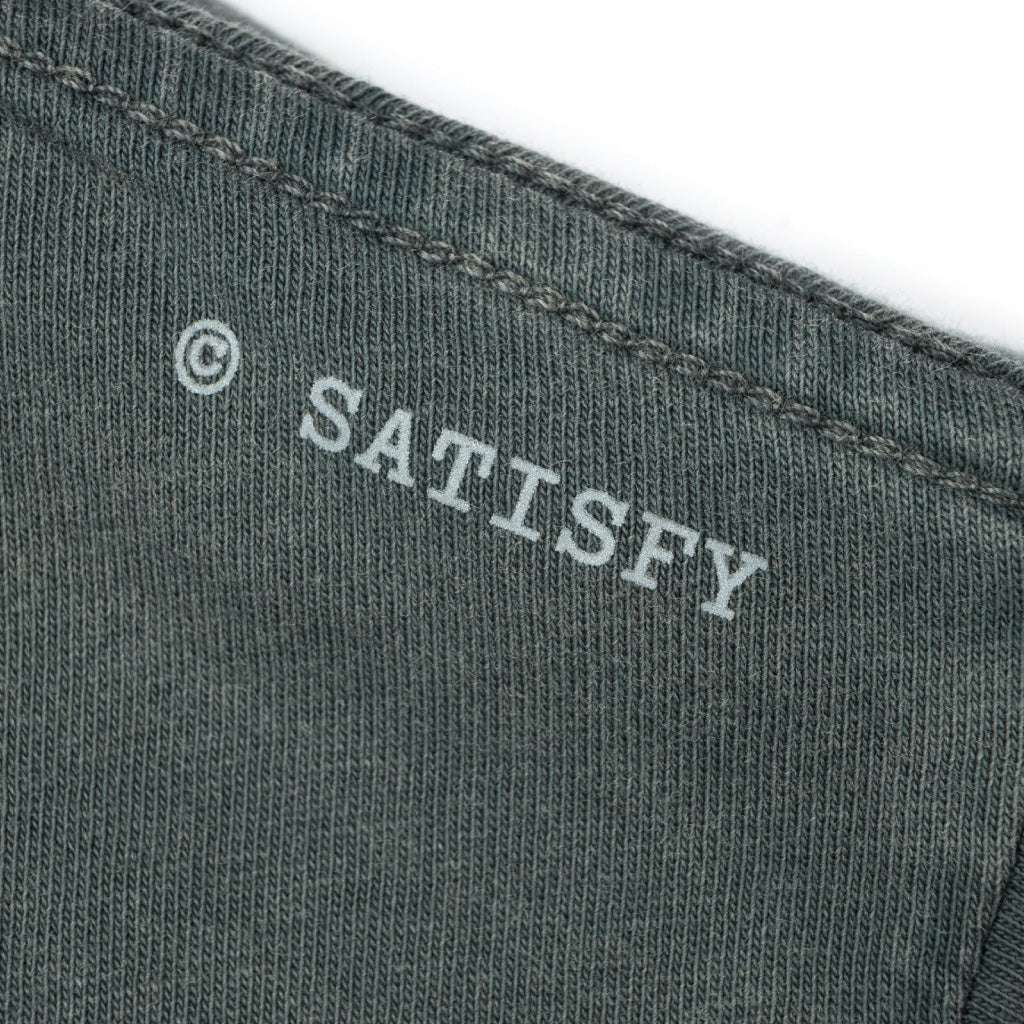 SATISFY MothTech™ T‑Shirt - Faded Black WA