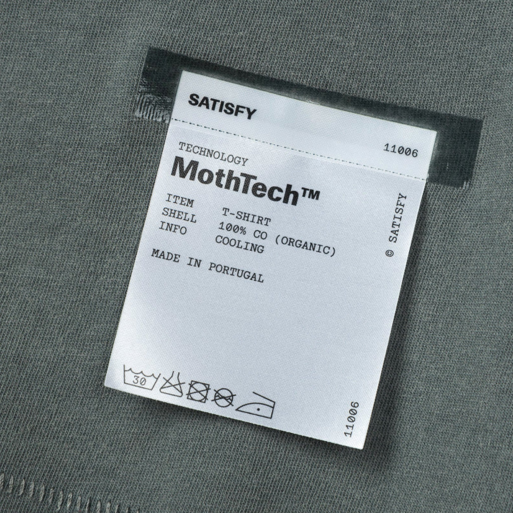 SATISFY MothTech™ T‑Shirt - Faded Black WA