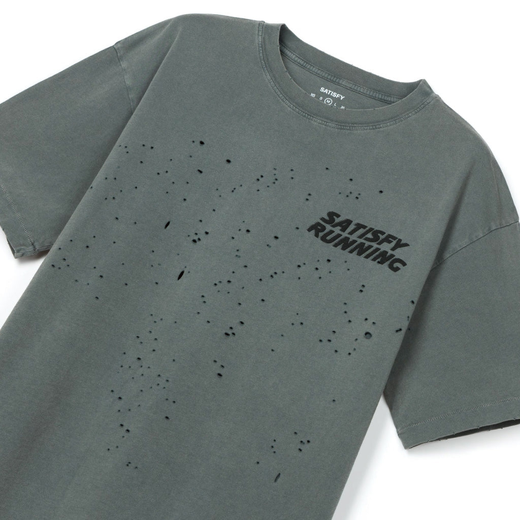 SATISFY MothTech™ T‑Shirt - Faded Black WA