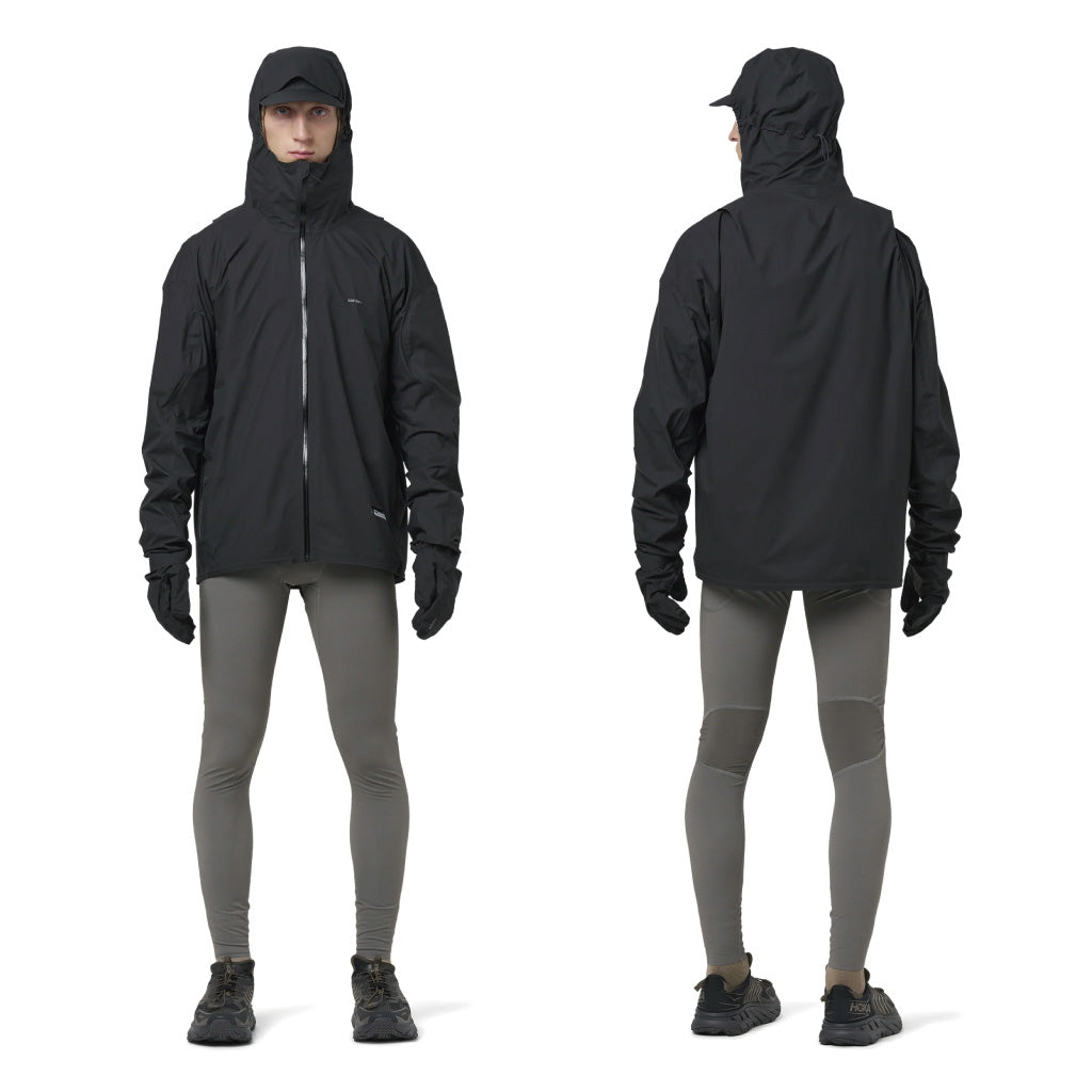 SATISFY Pertex® 3L Fly Rain Jacket - Black