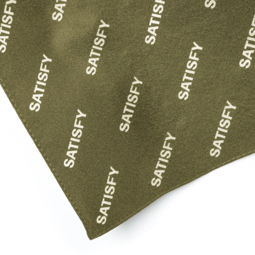 SATISFY SoftCell™ Carré de soie Bandana - Military Olive