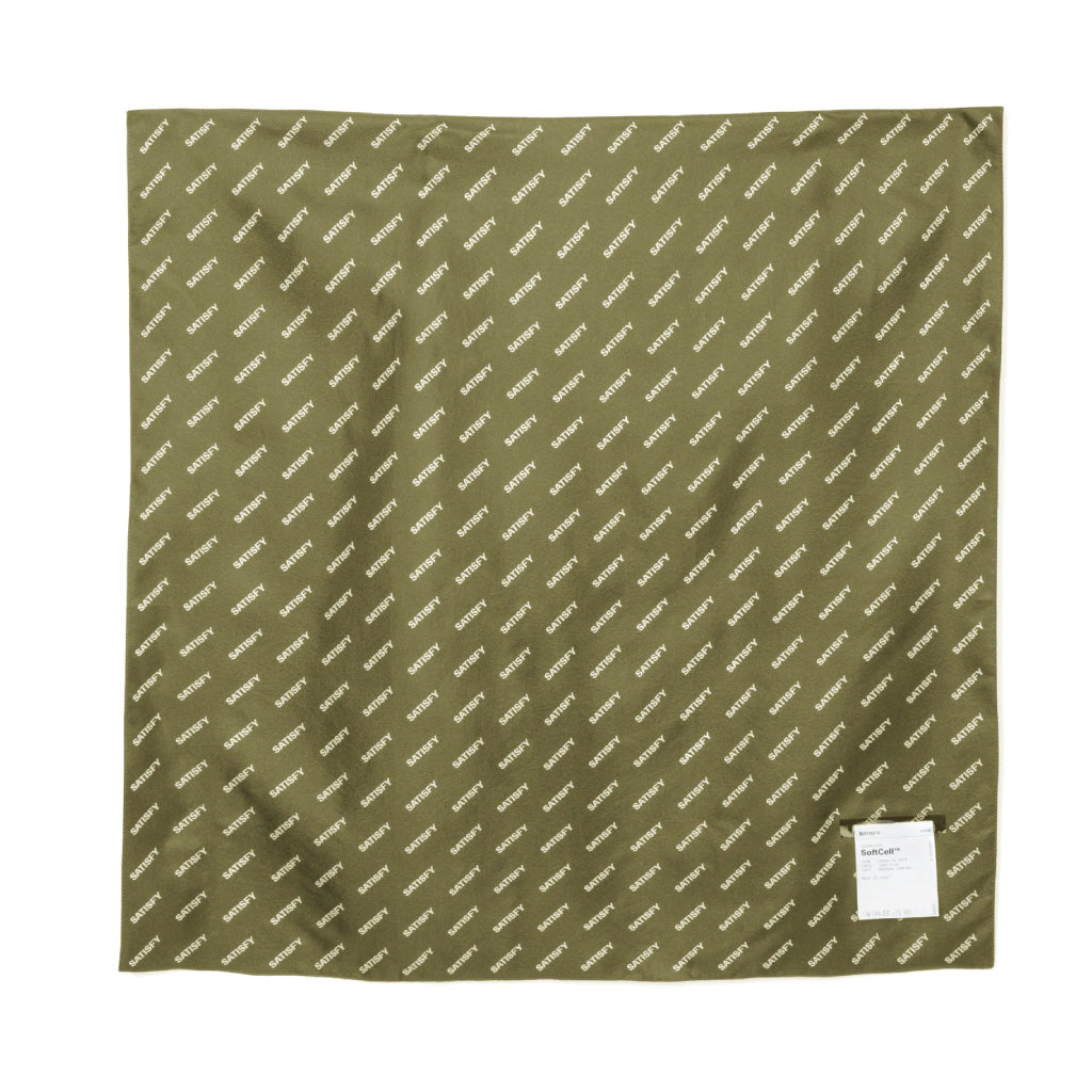 SATISFY SoftCell™ Carré de soie Bandana - Military Olive