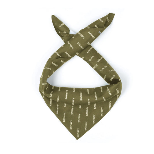 SATISFY SoftCell™ Carré de soie Bandana - Military Olive