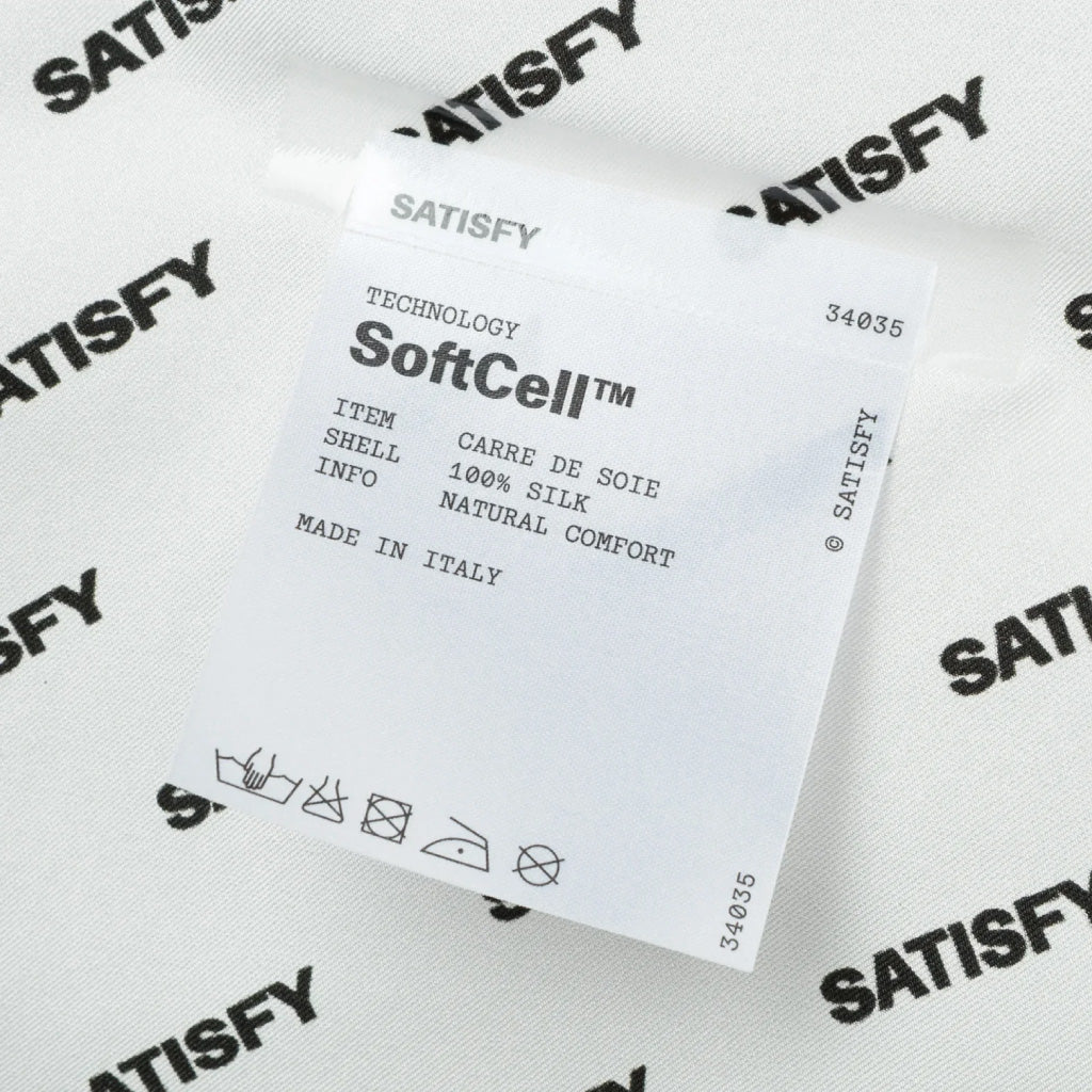 SATISFY SoftCell™ Carré de soie Bandana - White Down