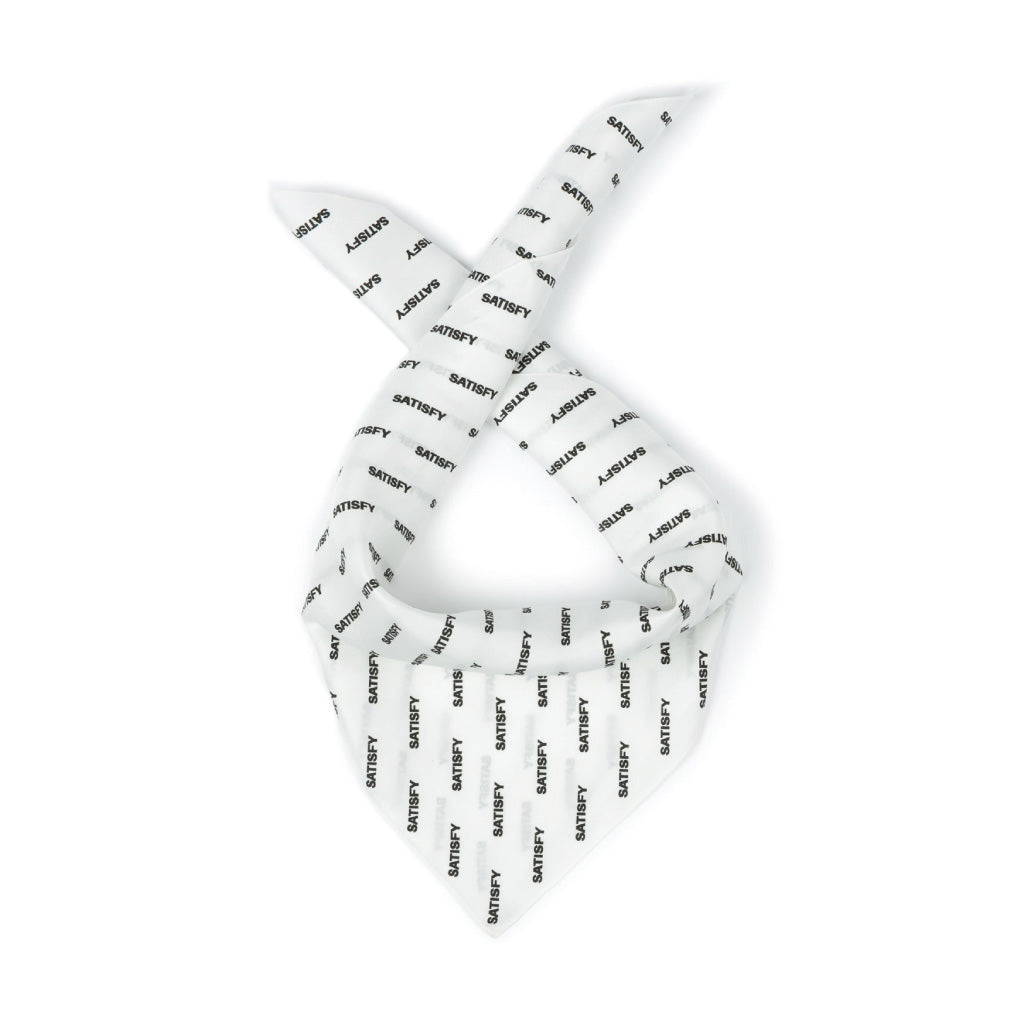 SATISFY SoftCell™ Carré de soie Bandana - White Down