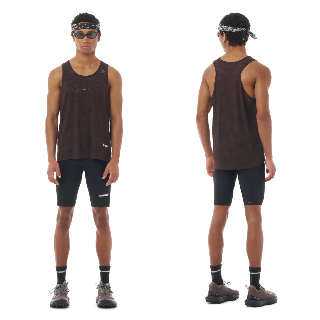 SATISFY Space‑O™ Singlet - Deep Mahogany