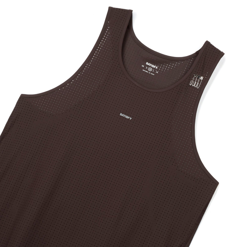 SATISFY Space‑O™ Singlet - Deep Mahogany