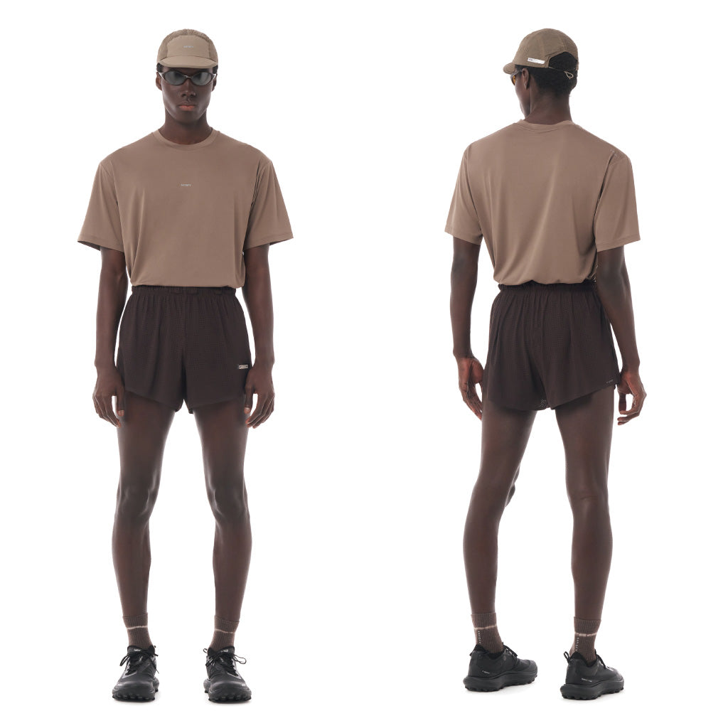 SATISFY Space‑O™ 2.5" Distance Shorts - Deep Mahogany