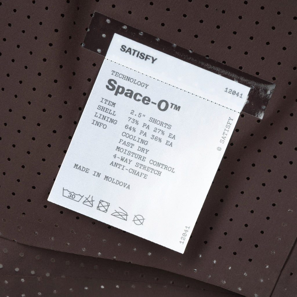 SATISFY Space‑O™ 2.5" Distance Shorts - Deep Mahogany