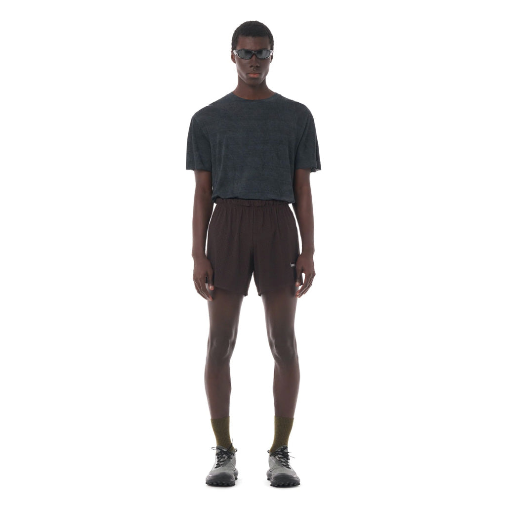 SATISFY Space‑O™ 5" Shorts - Deep Mahogany (M)