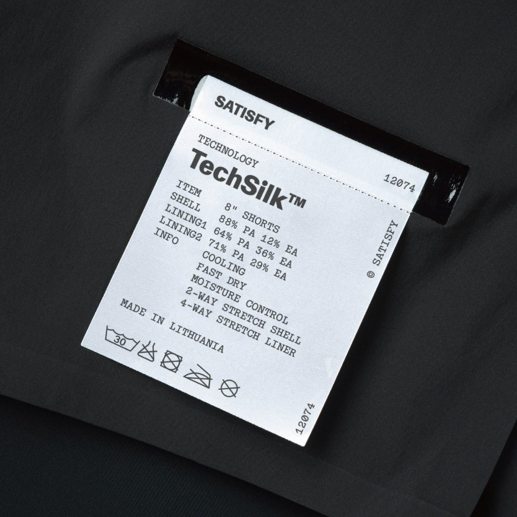 SATISFY TechSilk™ 8" Shorts - Black
