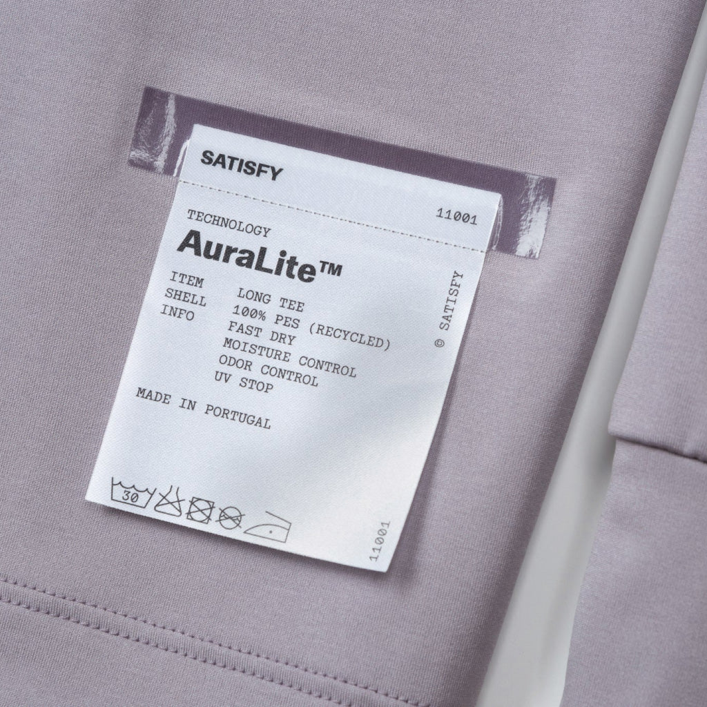 SATISFY AuraLite™ Long Tee - Dusty Purple