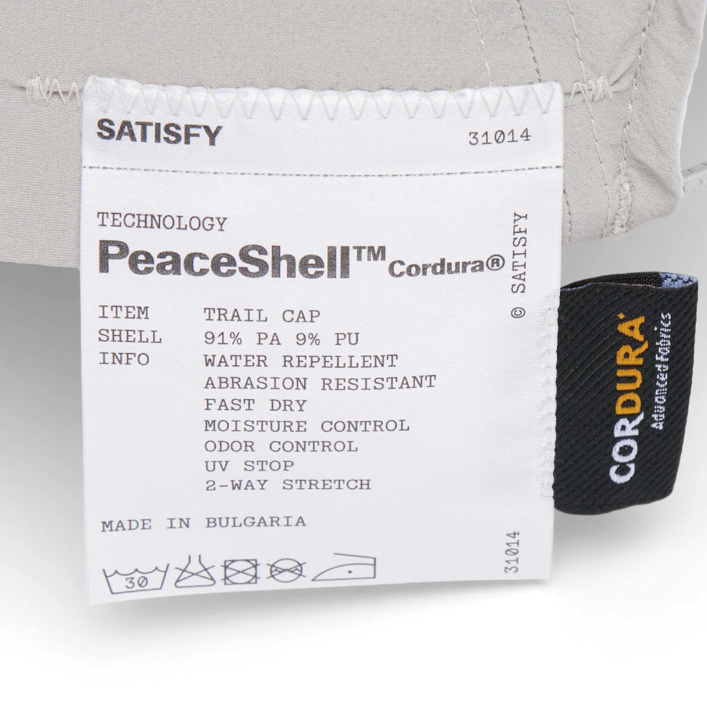 SATISFY PeaceShell™ Cordura® Trail Cap - Light Grey