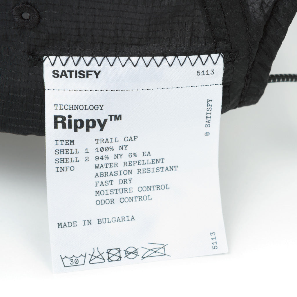 SATISFY Rippy™ Trail Cap - Black
